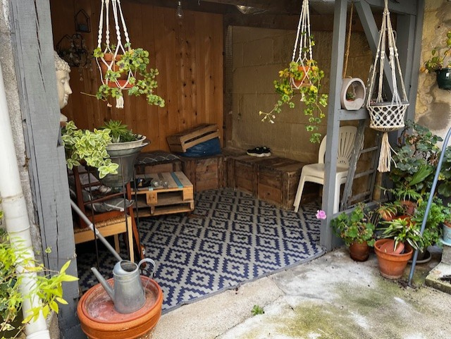 Maison de bourg avec courette